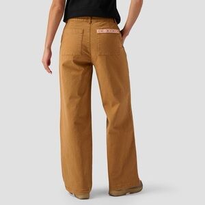 Wide Leg Utility Pants in Caramel - Women